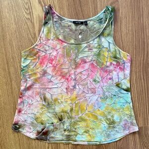 Mesh Leaf Panel Ice Dye Tank